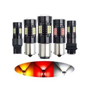 หลอดไฟ LED ไฟเลี้ยวรถยนต์ รุ่นใหม่ ป้องกันการกระพริบ T20 1156 3030 36SMD ความสว่างสูง 12V 10W แบบ Toppled - Product Image 2