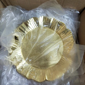 Assiettes de chargeur de pétoncles assiettes de chargeur en plastique en vrac réglage de Table de table <span class=keywords><strong>scape</strong></span> pour mariage vacances événements décor à la maison - Product Image 6