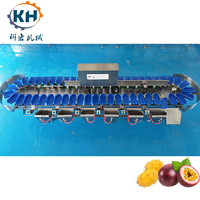 Volledig automatische kasttype gewichtssorteerapparaat, arbeidsbesparende bediening voor middelgrote voedingsmiddelenfabrieken
