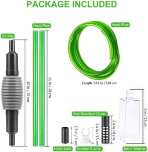 Filtro de <span class=keywords><strong>Agua</strong></span> para Acuario de Plástico de Alta Calidad <span class=keywords><strong>con</strong></span> Diseño Inteligente, Limpiador de Arena, Cambiador de <span class=keywords><strong>Agua</strong></span> para <span class=keywords><strong>Pecera</strong></span> de Escritorio, Sifón de Vacío 1 - Product Image 2