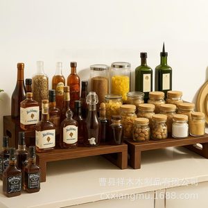 Wooden Jewelry Display Stand Storage Rack For Pendant <b>Necklace</b> Accessory Organizer Counter Display Props Retro Color - Product Image 3