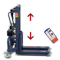 Chariot élévateur électrique léger de 65 kg, capacité de charge de 250 kg/300 kg, levage de 1,2 m, mini chariot élévateur autopropulsé pour travaux en espace restreint