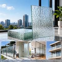 Verre à motifs sur mesure, découpé sur mesure, commande en gros, approvisionnement direct usine, livraison rapide, projet de construction