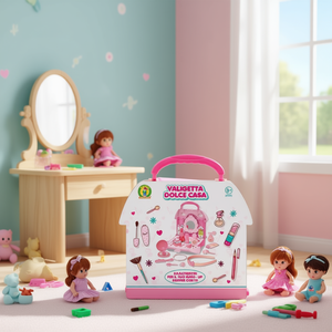 Sweet Home - Kit de maquillaje en maleta, 25 piezas, para niños mayores de 3 años, color rosa - Product Image 3