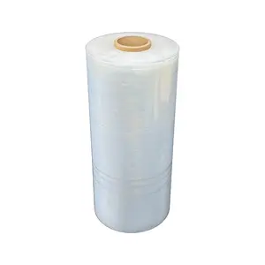 Fornitore dorato Jumbo Roll Pe involucro Lldpe trasparente in plastica a mano pellicola Stretch pellicola per imballaggio