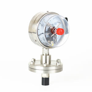 เกจวัดแรงดันแบบหน้าแปลนสแตนเลส Yunyi พร้อมไดอะแฟรมซีลและหน้าสัมผัสไฟฟ้า สำหรับการตรวจสอบลมร้อนและกระบวนการ - Product Image 5