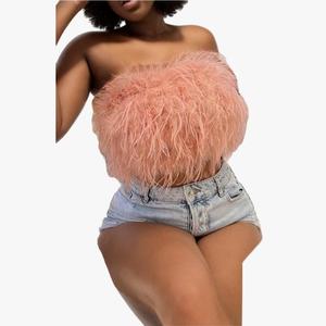 New Design Women's Summer Solid Color Strapless <b>Top</b> Fashion - Product Image 3