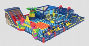 Grand trampoline gonflable pour une utilisation intérieure et extérieure, grand jeu de sport gonflable pour videur pour la famille - Product Image 5