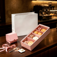 Caja de Regalo de Cartón Plegable Portátil de Moda, Impresa a Medida, Reciclable, Resistente a los Rayos UV, de Grado Alimenticio, con Asa y Cinta