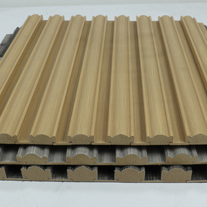 Cong Fluted Thiết Kế <span class=keywords><strong>3D</strong></span> Mềm Sóng Hình Dạng Hội Đồng Quản Trị Ba Bên Veneer Linh Hoạt <span class=keywords><strong>MDF</strong></span> Bảng Điều Chỉnh Cho Căn Hộ Ứng Dụng - Product Image 5