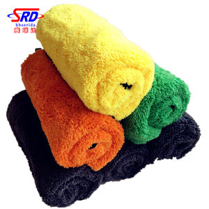 800 gsm 40x40 cm serviette à séchage rapide pour voitures grande serviette de nettoyage en microfibre double face serviette de lavage de voiture en microfibre - Product Image 5