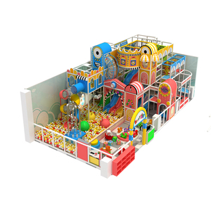 Parco Giochi Moderno per Interni, Ecologico ed Economico, Mini Centro Giochi per Bambini in Plastica, Fibra di Vetro, PE e Acciaio, Area Giochi Morbida per Scuole - Product Image 1