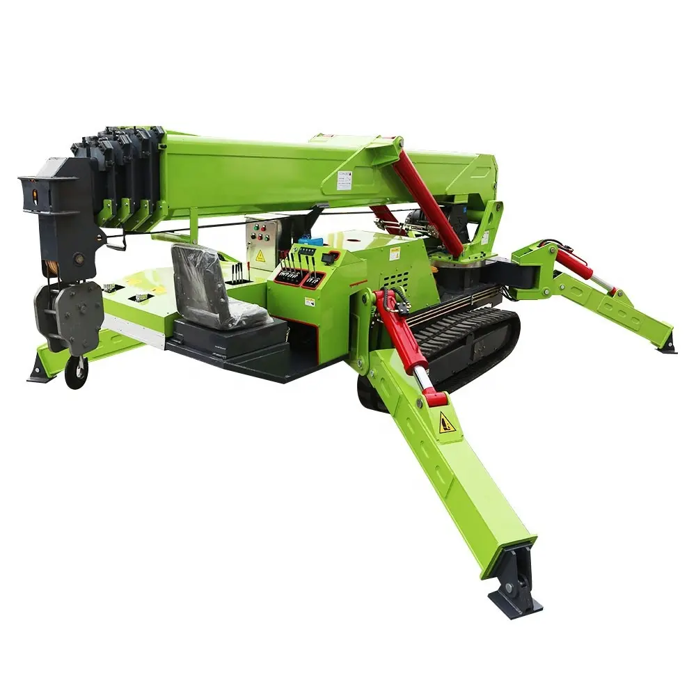 New Products Small Spider Crane Self-propelled Can Enter The Elevator Operation Micro Remote Control Spider Crane