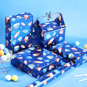 Custom Eco-Friendly Recyclable 70GSM Marble <b>Pattern</b> Art <b>Paper</b> Roll Double Side Coated PE Waterproof Digital Printing Packaging - Product Image 3