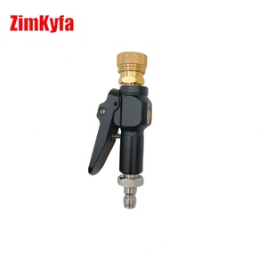 Nuevo Adaptador de Llenado Rápido de Latón de 300 Bares para Herramientas Neumáticas, Negro+Dorado, para Amoladora - Product Image 2