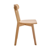 Chaise en bois la moins chère, chaise de salle à manger en bois de caoutchouc, chaises de salle à manger
