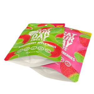 Custom Printed Aluminum Foil Ziplock Resealable Holiday Gift Soft Candy <b>Packaging</b> <b>Bag</b> OEM Free Design Low MOQ 10Days - Product Image 5