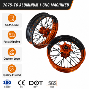 Jeu de roues de motocross 21" 19" en aluminium CNC pour <span class=keywords><strong>YZ</strong></span> <span class=keywords><strong>125</strong></span> <span class=keywords><strong>YZ</strong></span> 250 2008-2016, moyeux bleus, jantes noires, haute performance, pièces de jantes pour moto tout-terrain - Product Image 1