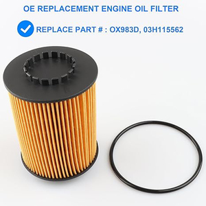 Filtre à huile de voiture de haute qualité 03H115562 OX 983D HU8009z 03H115561 03H 115 562 03H115562B 95810722210 pour Porsche Volkswagen Skoda - Product Image 2