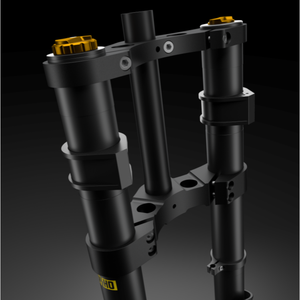 <span class=keywords><strong>Fourche</strong></span> à suspension pneumatique pour gros vélo en alliage 20/ 24/ 26 pouces <span class=keywords><strong>Fourche</strong></span> à suspension pneumatique pour gros vélo à double couronne - Product Image 3