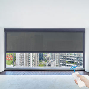 Abat-jour à rouleau extérieur en PVC transparent stores externes transparents imperméables pour la protection de la vue contre la pluie et le vent Technique plaine - Product Image 5