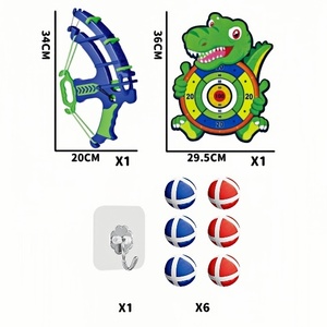 Montessori trẻ em trong nhà ngoài trời cung mũi tên trò chơi bé trai Trò chơi bắn súng dính bóng phi tiêu Board Set - Product Image 2