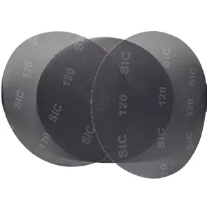 काले रंग 16 इंच 17 इंच सिलिकॉन कार्बाइड के लिए जाल स्क्रीन Sanding डिस्क मंजिल sanding उद्योग