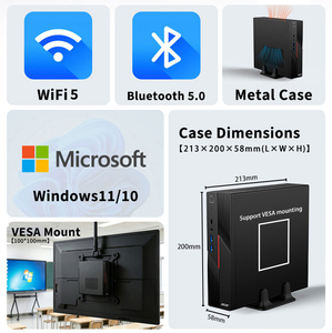 Mini Computadora <span class=keywords><strong>Acer</strong></span> de 4 Núcleos, DDR4, SSD N150, Mini-pc, Wifi 5, BT 5.0, USB3.0, Tipo-C, para Negocios, con Soporte Vesa - Product Image 5