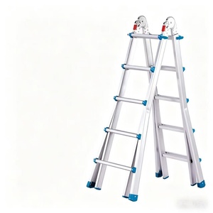 Meilleure Vente Échelle Pliante Multifonctionnelle en <span class=keywords><strong>Aluminium</strong></span> à 3 Marches KITE JUMP, Échelle Télescopique Pliante Moderne Personnalisée EN131 <span class=keywords><strong>pour</strong></span> Entrepôt, Capacité 150kg - Product Image 4