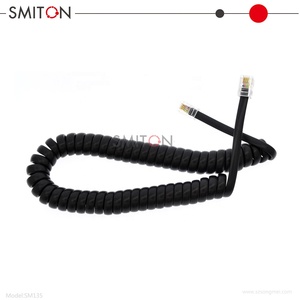 Câble spiralé RJ9 RJ10 RJ22 <span class=keywords><strong>RJ11</strong></span> RJ12 <span class=keywords><strong>RJ45</strong></span> 4P4C 6P6C 8P8C pour téléphone, cordon de combiné téléphonique - Product Image 4