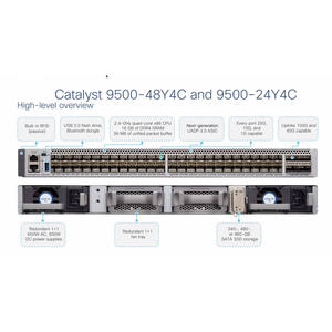 สวิตช์เครือข่าย Cisco 9500 24 พอร์ต 25G SFP28 รุ่น C9500-48Y4C-E C9500-24Y4C-A C9500-24Y4C-E - Product Image 3