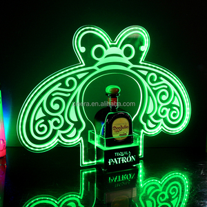 LED Colorful Bee-Shaped <b>Wine</b> Bottle Presenter, Luminous Champagne Display Stand for Nightclub & Bar - Product Image 4