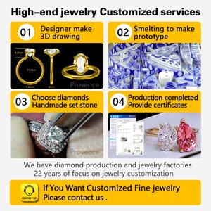 Bague en or jaune 12g 18K 14K 10K Or massif véritable Diamant cultivé en laboratoire Bijoux personnalisés Bague de mariage faite à la main Ensemble de bagues pour couple Port quotidien - Product Image 4