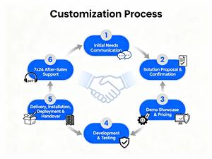 สวิตช์ PoE กิกะบิตเต็มรูปแบบ 4/8/16/24 พอร์ต 1000Mbps พร้อมพอร์ตไฟเบอร์ SFP กำลังไฟสูง 360W ระบบ AI Watchdog สำหรับ Wi-Fi 6 AP และระบบกล้องวงจรปิด 4K - Product Image 5