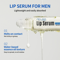 Suero Labial Calmante con Logotipo Personalizado para Hombres, con Ceramida y Aloe Vera, Previene la Descamación, Suero Labial Exfoliante Ligero