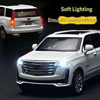 Modèle de voiture en alliage Cadillac Escalade 2021 édition 1:32, collection de jouets en boîte avec fonction de contrôle de la force, pour les enfants de 0 à 24 mois