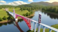 Pont en acier Q235/Q345 pour projets de transport, structure métallique légère soudée et cintrée, à faible teneur en carbone, galvanisée à chaud, fabriqué en Chine