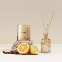 Bougies parfumées décoratives de luxe personnalisées Mescente et diffuseur de roseau coffrets cadeaux en gros