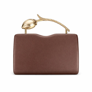 Nouvelle arrivée : Pochette de soirée en cuir PU tendance avec chaînes, coque rigide et bandoulière chaîne - Product Image 4