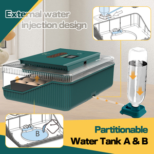 WONEGG <span class=keywords><strong>Couveuse</strong></span> verte de haute qualité entièrement <span class=keywords><strong>automatique</strong></span> avec marquage CE 25 œufs de poule - Product Image 6