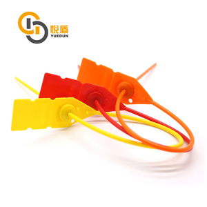 Sello de seguridad de plástico apretado para tirar de alta resistencia, logotipo personalizado, sellos de tira de plástico, transporte logístico, bloqueo de sello de plástico - Product Image 3