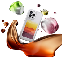 DIY inalámbrico NFC Pantalla de fotos anticaída Compatible con iPhone 12-16 series InkPlay E-Ink pantalla personalizada teléfono funda protectora