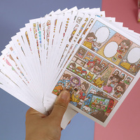 Notebook Dekoration Digitaldruck Aufkleber Anime Journal Die Cut Cartoon Washi Aufkleber Benutzer definiert