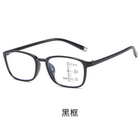 2025 nouvelles lentilles progressives bloquant la lumière bleue TR90 lunettes de lecture multifocales unisexe cadre carré blanc PC matériel lunettes