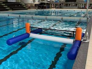 Red <span class=keywords><strong>de</strong></span> Voleibol Inflable Flotante - Juego <span class=keywords><strong>de</strong></span> Voleibol Acuático <span class=keywords><strong>para</strong></span> <span class=keywords><strong>Piscina</strong></span> y Lago, Diversión Familiar y <span class=keywords><strong>para</strong></span> Fiestas - Product Image 1