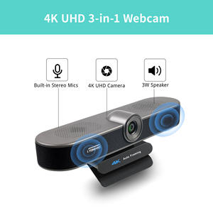 Tout <span class=keywords><strong>en</strong></span> un! 4X <span class=keywords><strong>Zoom</strong></span> 4K USB Cadrage automatique <span class=keywords><strong>Réunion</strong></span> <span class=keywords><strong>en</strong></span> <span class=keywords><strong>ligne</strong></span> Webcam de conférence <span class=keywords><strong>en</strong></span> direct - Product Image 4