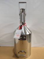 Réservoir de mesure en acier inoxydable de haute précision 10L 20L, monocouche, type Séraphin, bidon de mesure 20L pour station-service