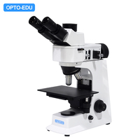 Microscopio Metalográfico LED OPTO-EDU A13.2605, Zoom Metalúrgico de 500x, Herramienta de Análisis de Metales de Alto Rendimiento