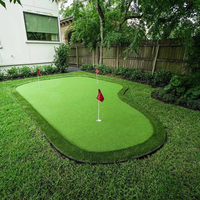 Gazon artificiel pour putting green extérieur, idéal pour jardin, patio, aménagement paysager, mini-golf et zone d'entraînement