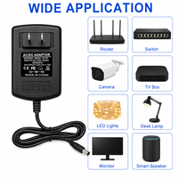 Adaptateur secteur AC/DC 12V 1,5A personnalisé, prise US 5,5x2,5mm, 18W, pour fournitures pour animaux de compagnie